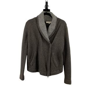 INHABIT Yak/Merino Wool/Alpaca Sweater Zip Jacket P Quiet Luxury Minimalism